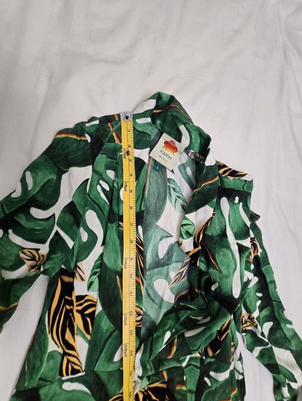 FARM Rio Green Tropical Leaf Maxi Dress - Picture 11 of 14